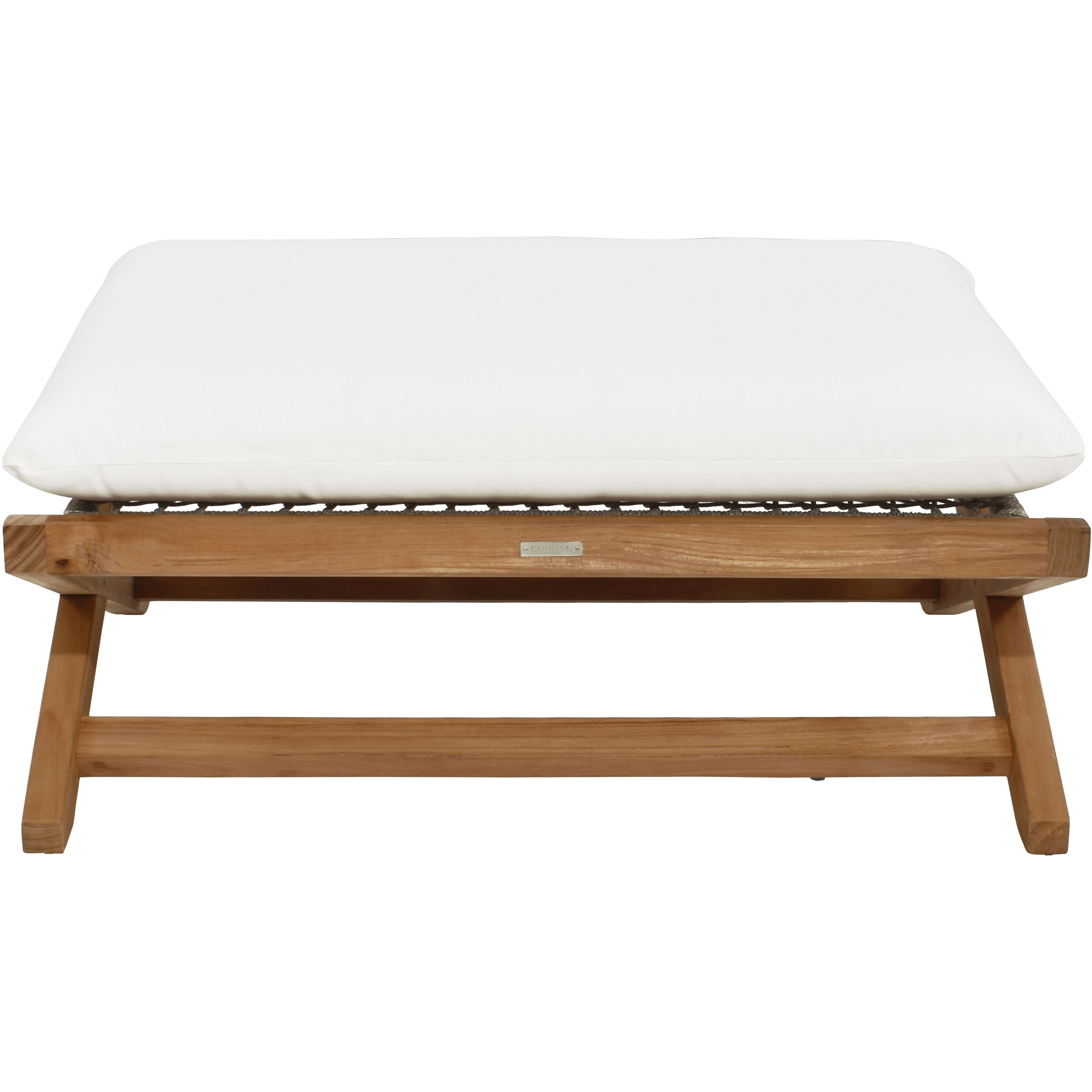 Bari 15.5 inch Natural / Stinson White Outdoor Stool